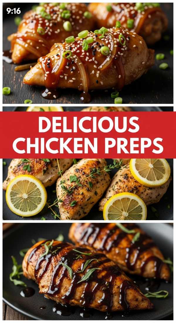 Easy Chicken Meal Prep Recipes for the Week