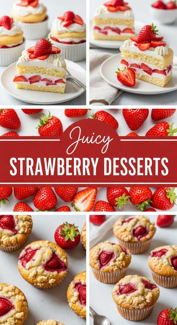 Easy Fresh Strawberry Dessert Recipes