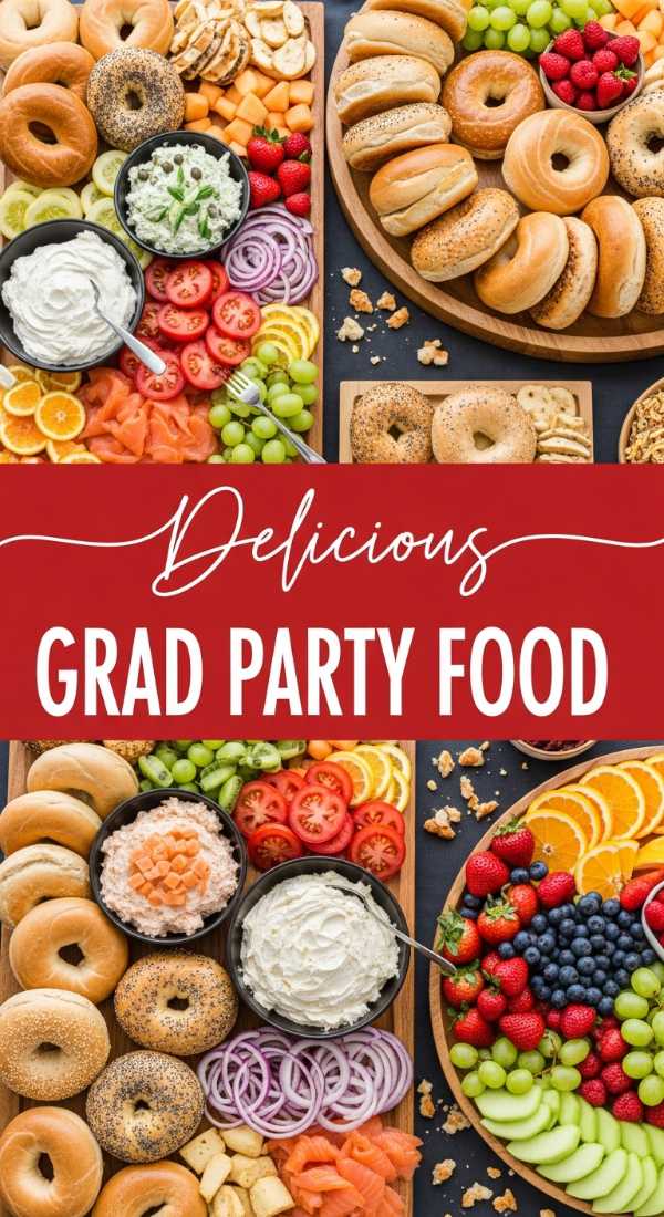 Easy Graduation Party Food Stations