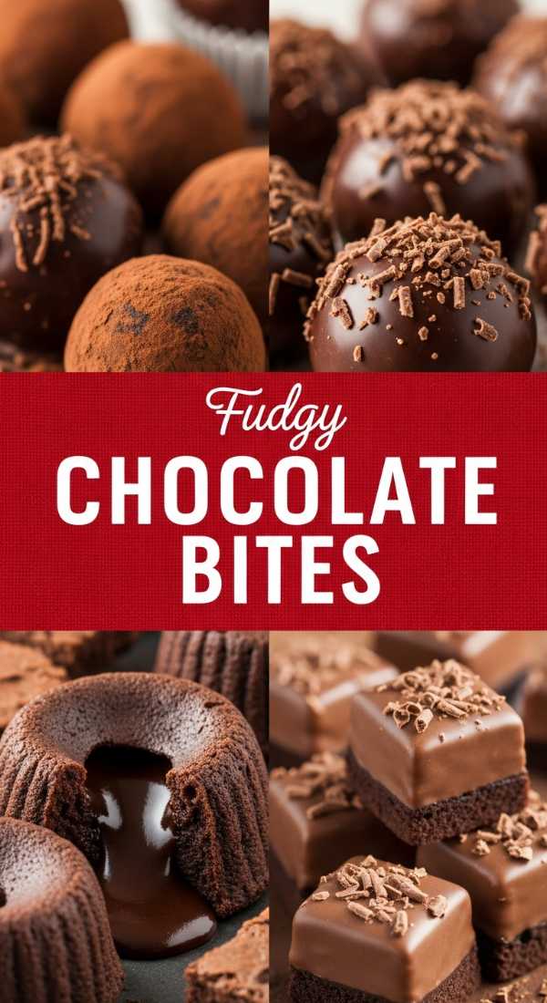 Easy No-Bake Chocolate Dessert Bites