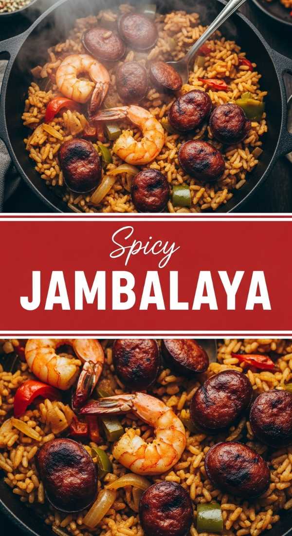 Easy One-Pot Spicy Cajun Jambalaya Recipe