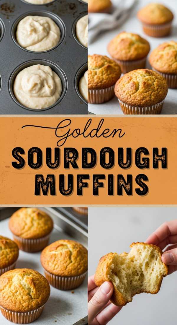 Easy Sourdough Discard Muffins