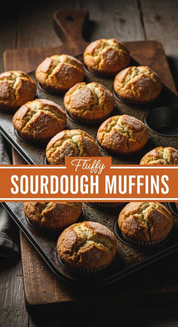 Easy Sourdough Discard Muffins - Zero Waste Baking