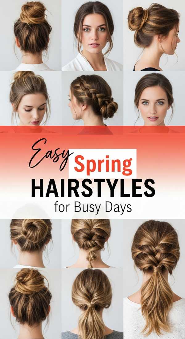 Easy Spring Hairstyles for Busy Days