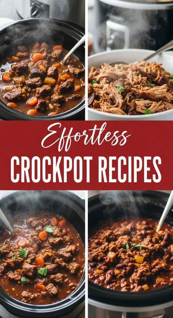 Effortless Crockpot Recipes For Families