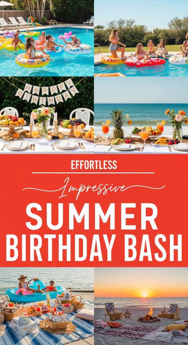 Effortless Summer Birthday Bash