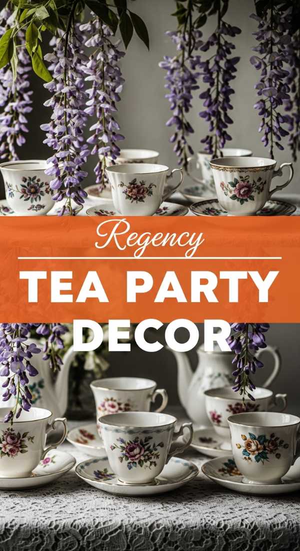 Elegant Bridgerton Tea Party Decor Ideas
