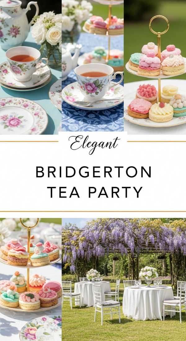 Elegant Bridgerton Tea Party Decor Ideas