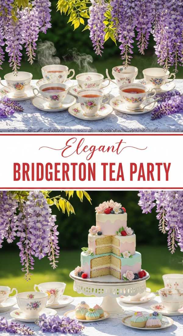 Elegant Bridgerton Tea Party Decor Ideas