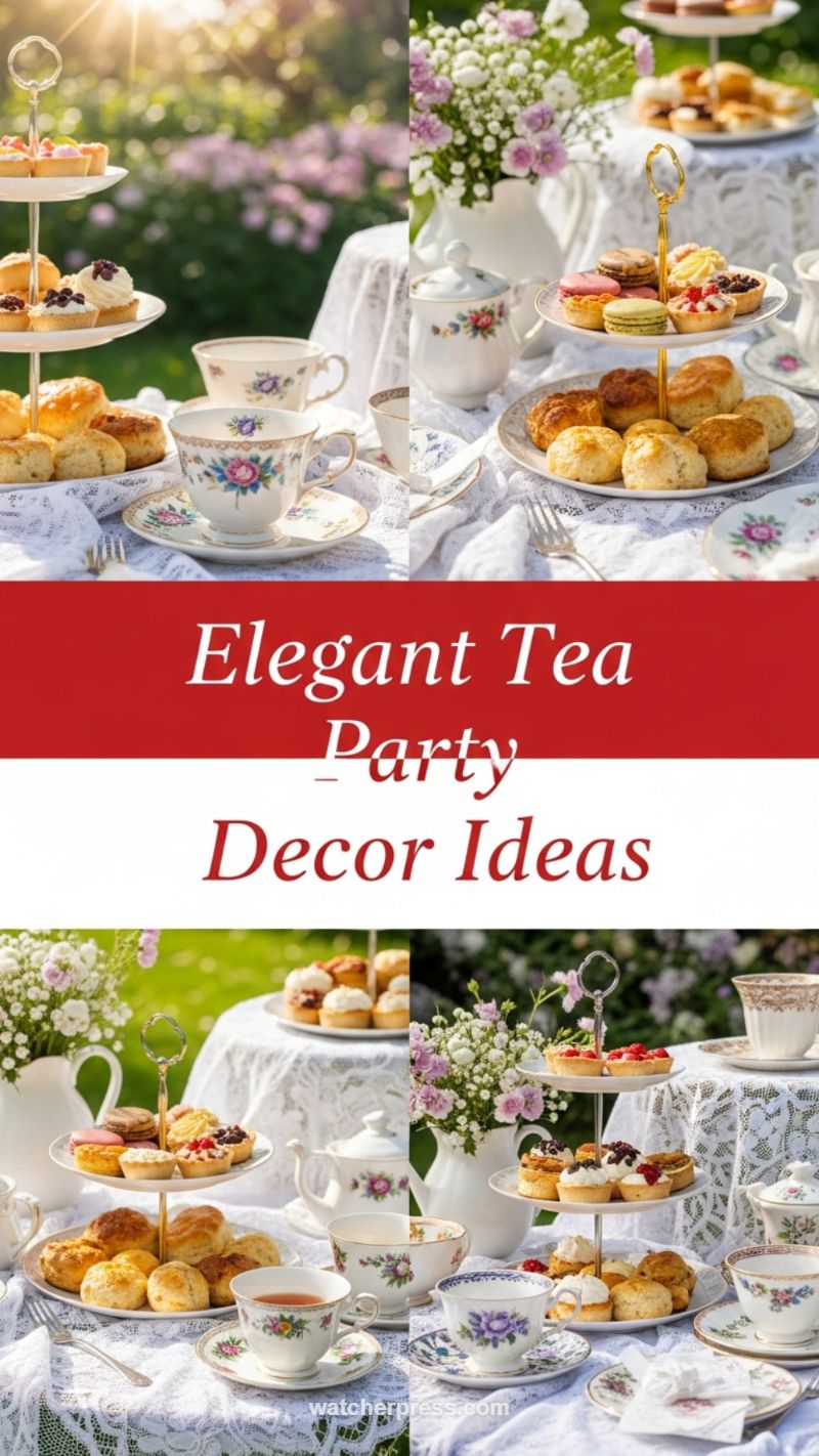 Elegant Tea Party Decor