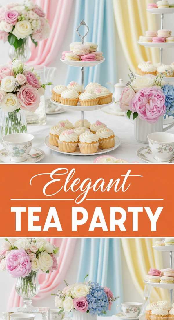 Elegant Tea Party Decor and Ideas