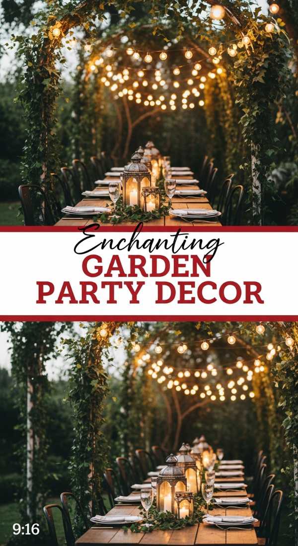 Enchanting Garden Party Decor