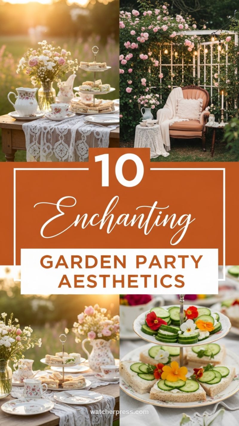 Enchanting Garden Tea Party Aesthetic