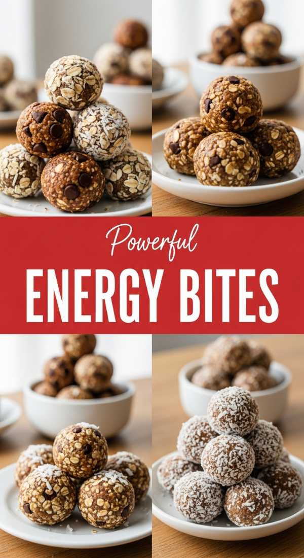 Energy Bites Recipes for On-The-Go Snacking