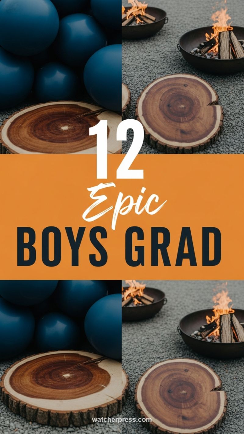 Epic Boys Grad Fire Pit Gathering