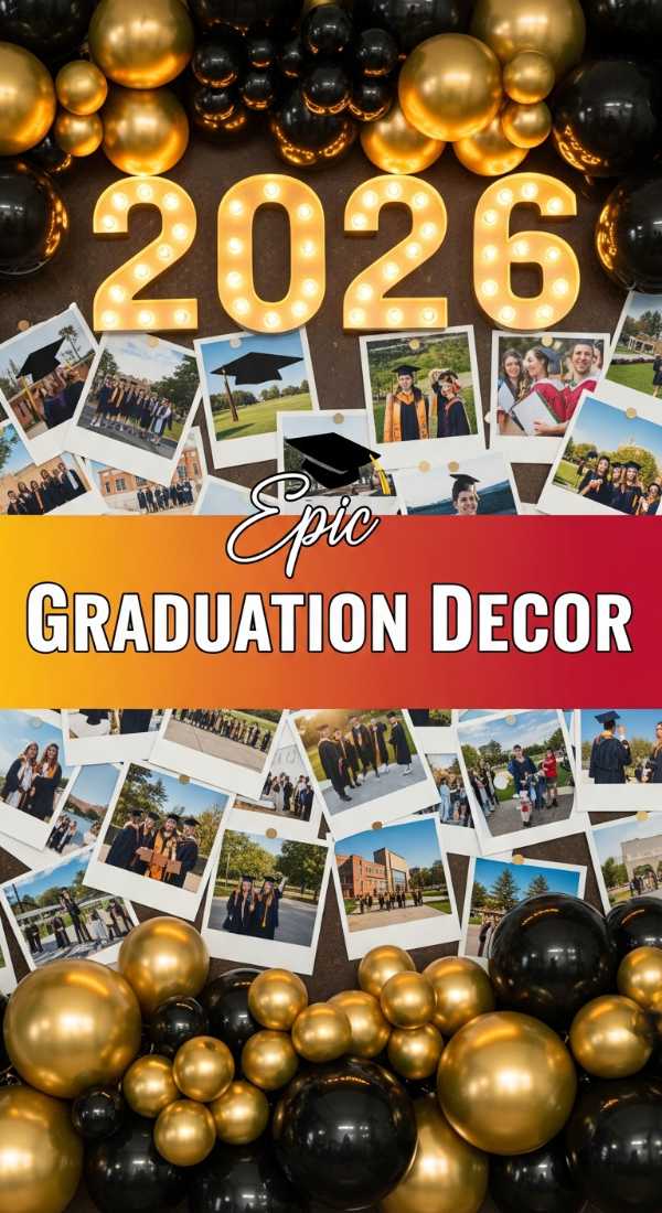 Epic Graduation Party Decor for the Class of 2026