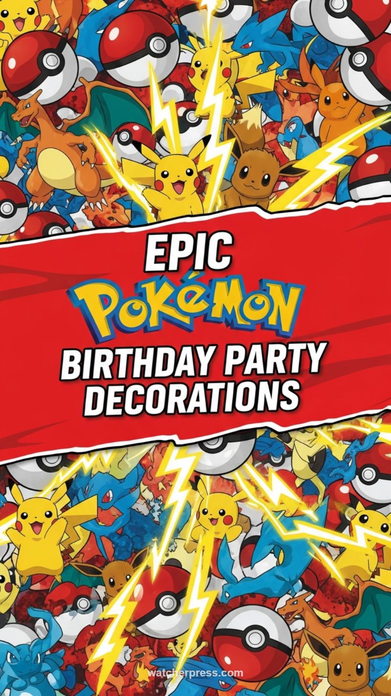Epic Pokémon Birthday Bash