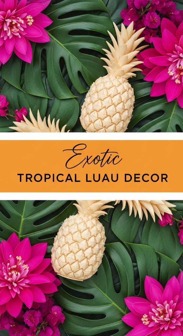 Exotic Tropical Luau Decor Trends