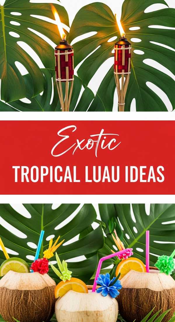 Exotic Tropical Luau Party Ideas