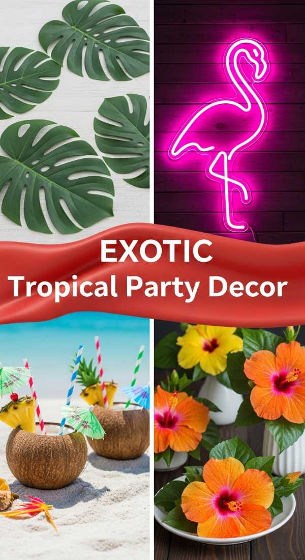 Exotic Tropical Party Decor