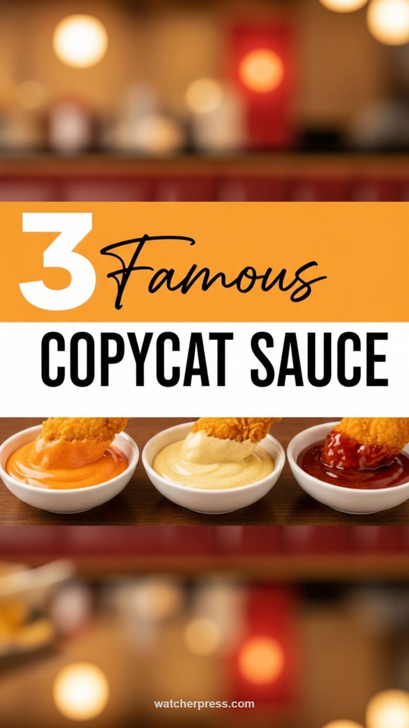 Famous Copycat Dipping Sauces