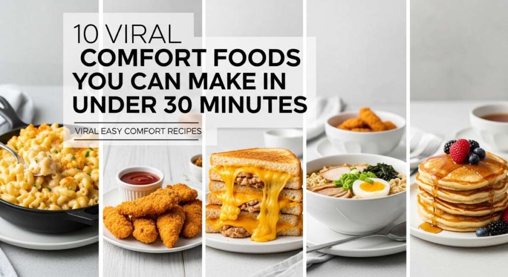 Featured 10 Viral Comfort Foods You Can Make In Under 30 Minutes 1773941984 1024x558