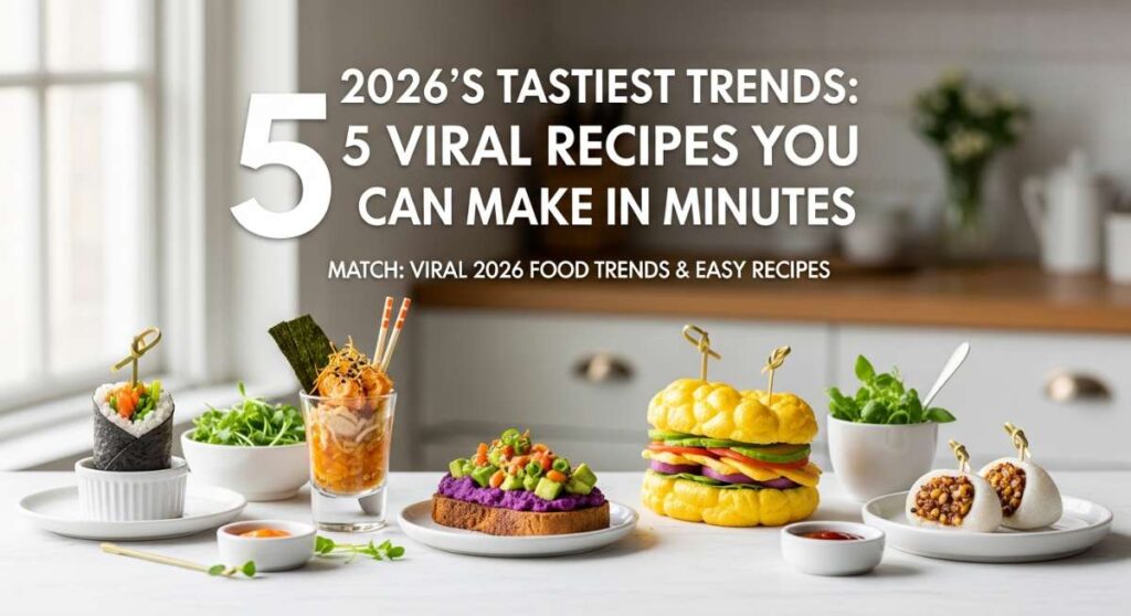 2026's Tastiest Trends: 5 Viral Recipes You Can Make in Minutes Featured 2026s Tastiest Trends 5 Viral Recipes You Can Make In Minutes 1773265600 1024x558