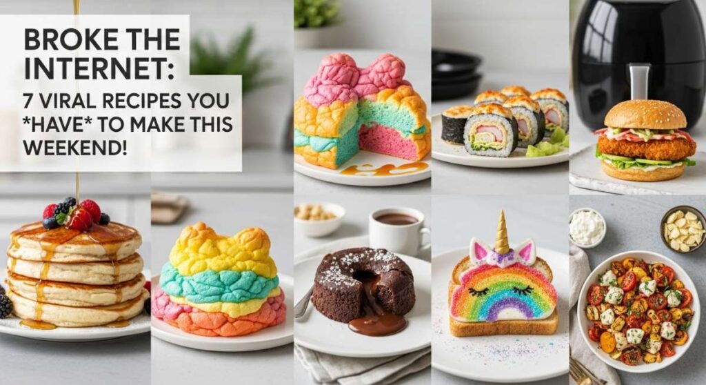 Broke The Internet: 7 Viral Recipes You *Have* To Make This Weekend! Featured Broke The Internet 7 Viral Recipes You Have To Make This Weekend 1772531845 1024x558