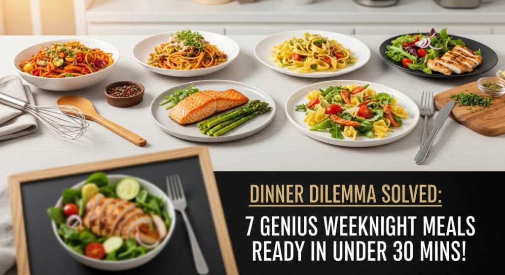 Dinner Dilemma Solved: 7 Genius Weeknight Meals Ready in Under 30 Mins! Featured Dinner Dilemma Solved 7 Genius Weeknight Meals Ready In Under 30 Mins 1772641713 1024x558