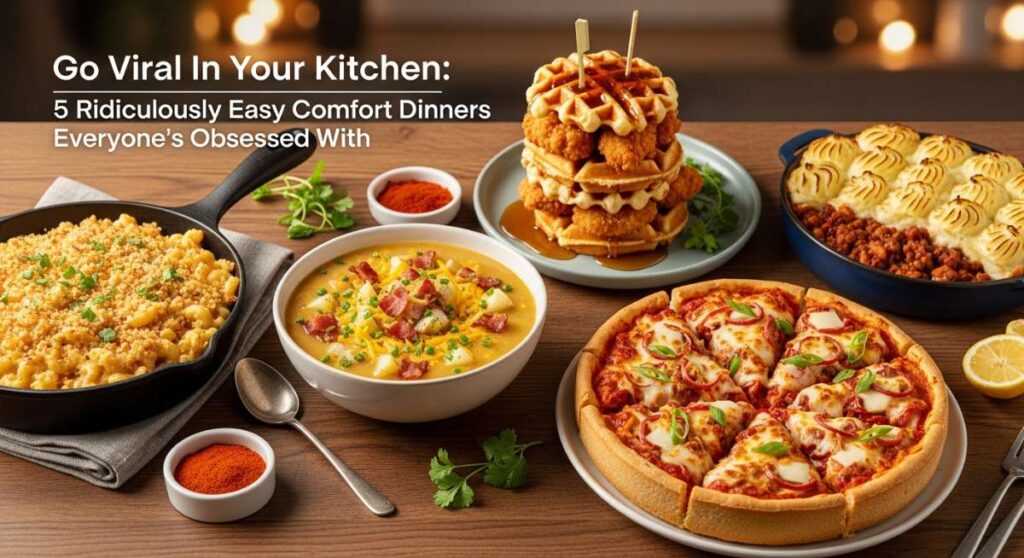Go Viral In Your Kitchen: 5 Ridiculously Easy Comfort Dinners Everyone's Obsessed With Featured Go Viral In Your Kitchen 5 Ridiculously Easy Comfort Dinners Everyones Obsessed With 1772637065 1024x558