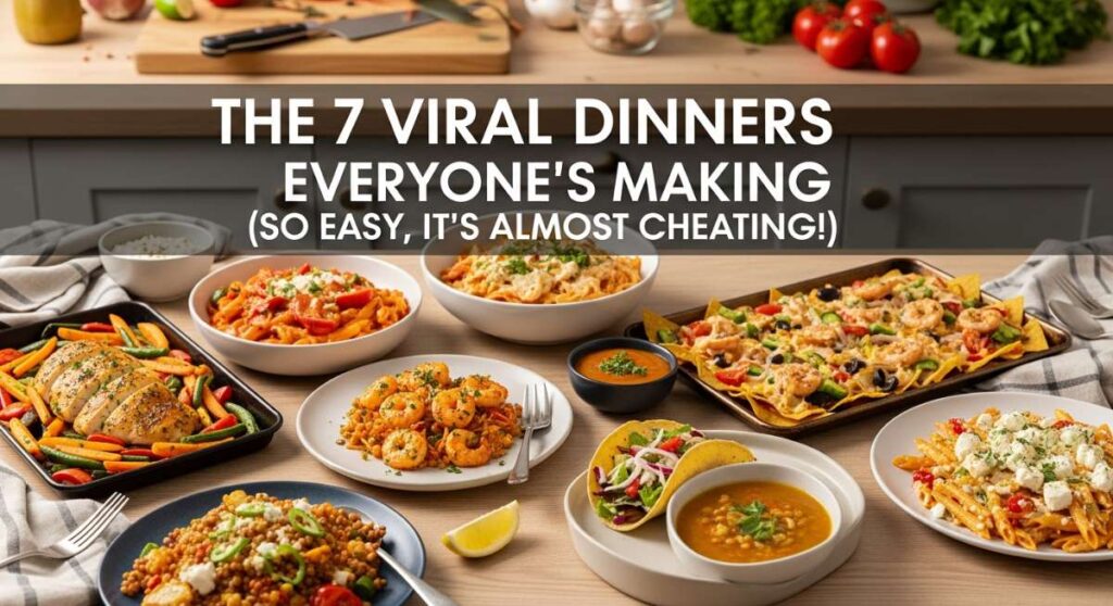 The 7 Viral Dinners Everyone's Making (So Easy, It's Almost Cheating!) Featured The 7 Viral Dinners Everyones Making So Easy Its Almost Cheating 1772627636 1024x558
