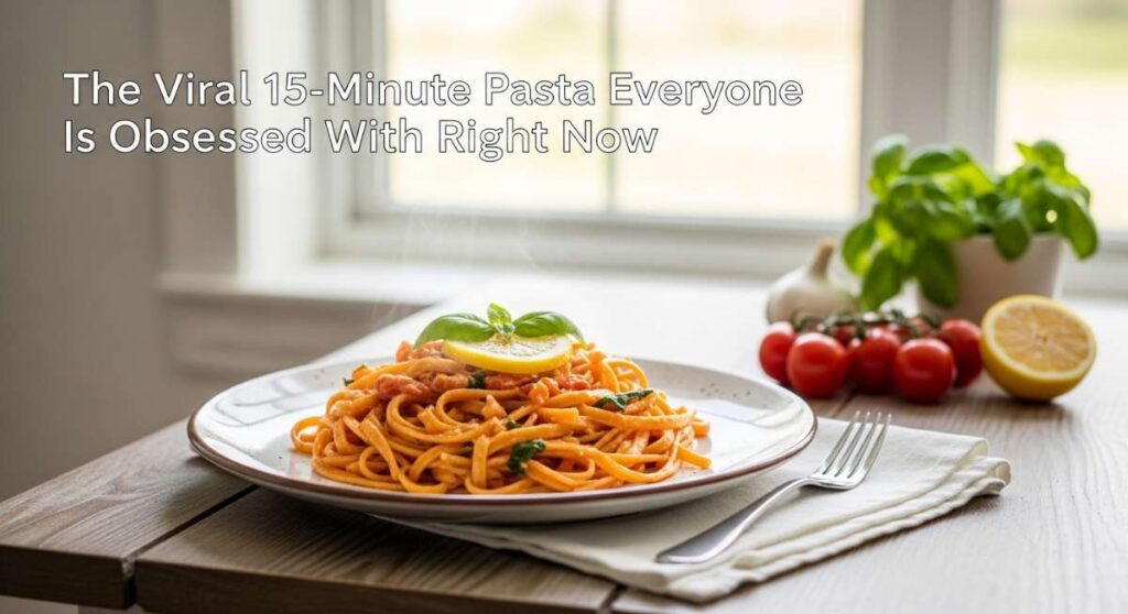 Featured The Viral 15 Minute Pasta Everyone Is Obsessed With Right Now 1773942057 1024x558
