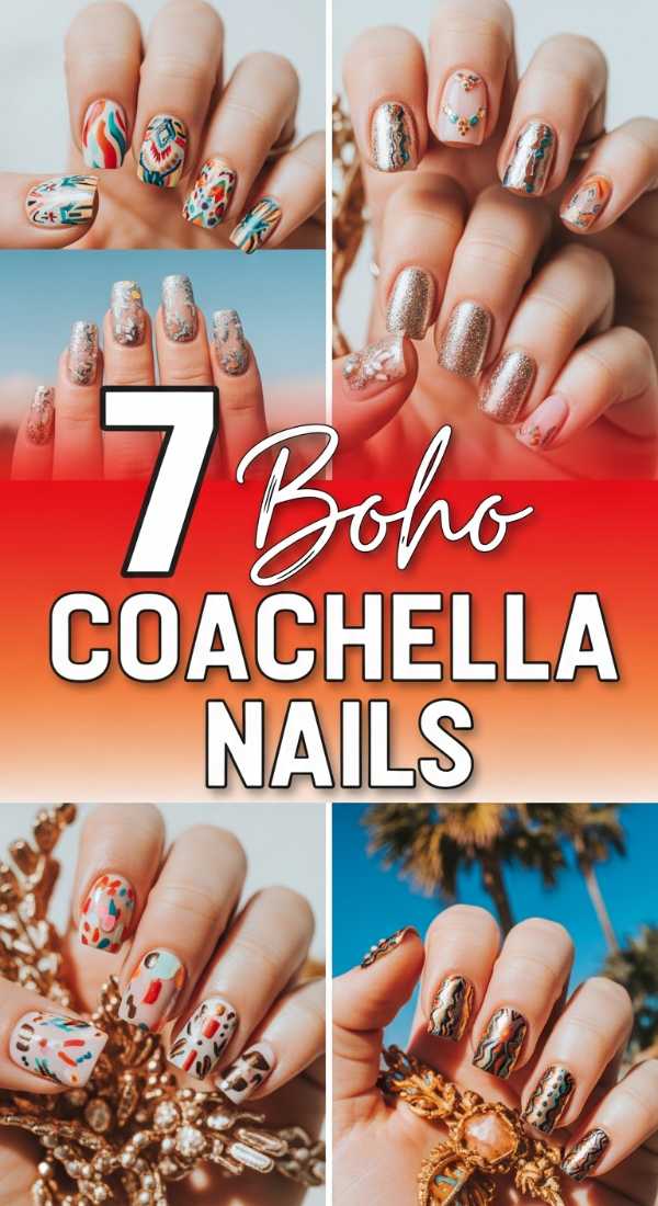 Festival Ready: 7 Boho Coachella Nail Inspirations!