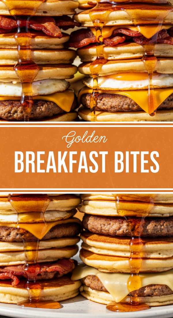 Fluffy McGriddle Breakfast Bites