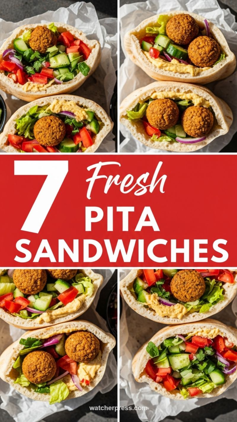 Fresh Falafel & Hummus Pita Pockets