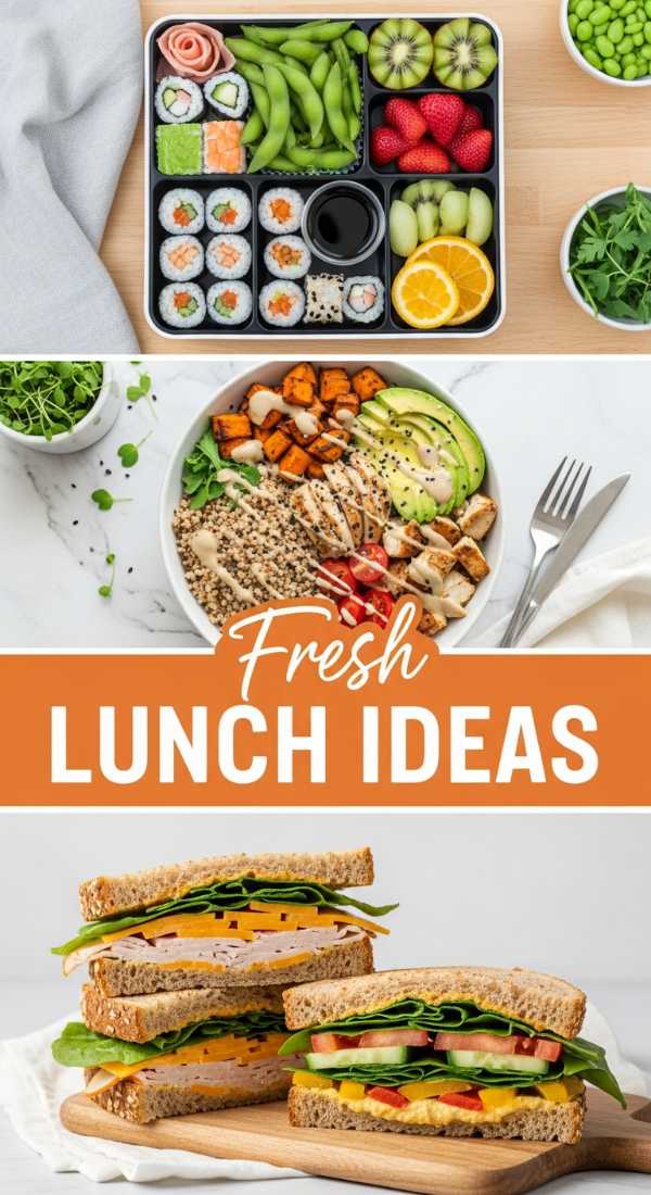Fresh Lunch Ideas for Work and Home