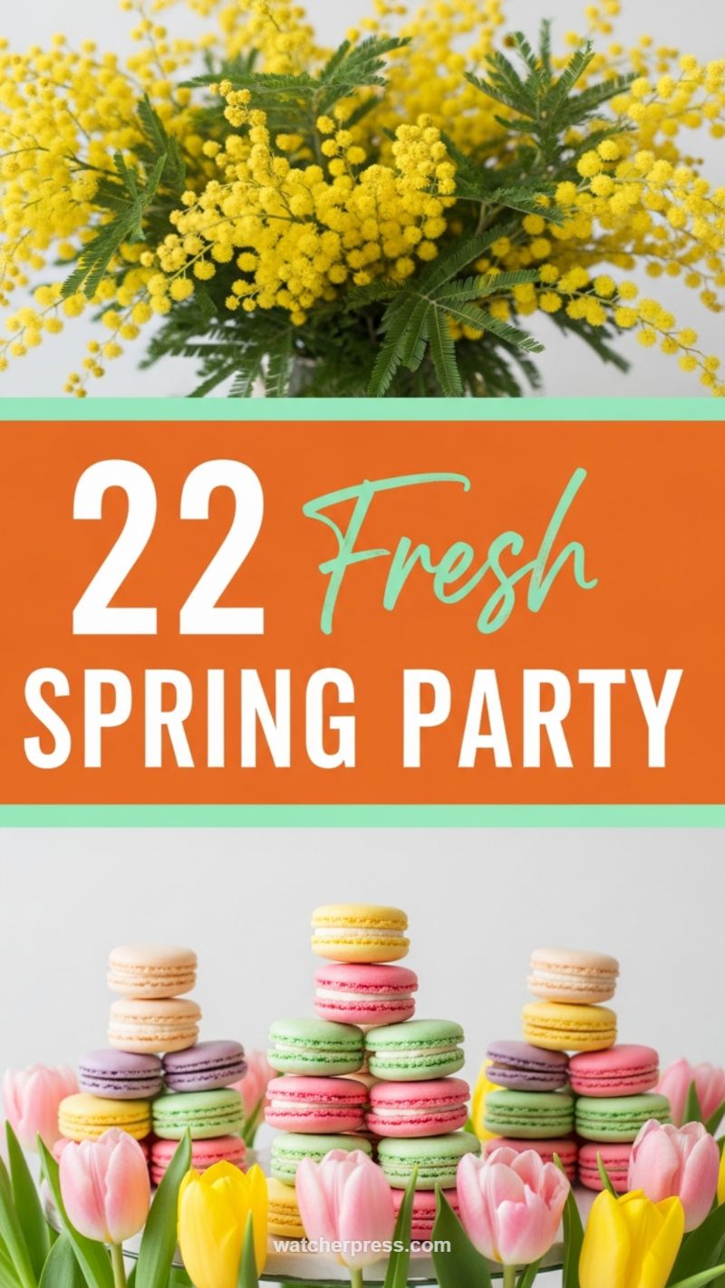Fresh Spring Mimosa & Macaron Soiree