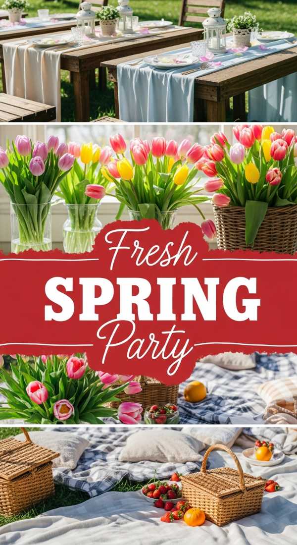 Fresh Spring Party Decorations