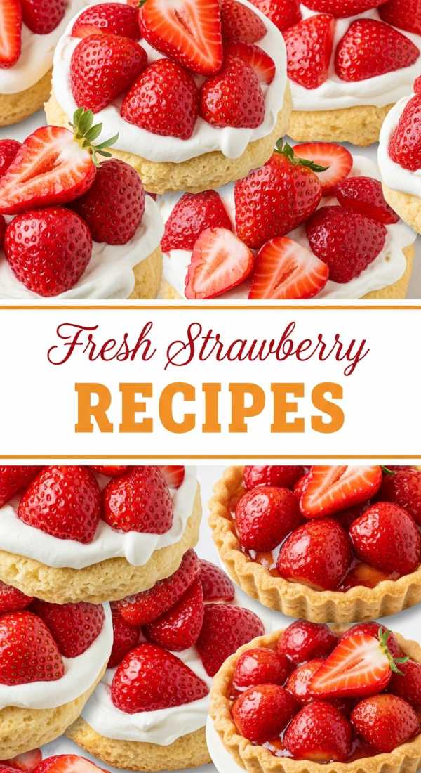 Fresh Strawberry Dessert Recipes