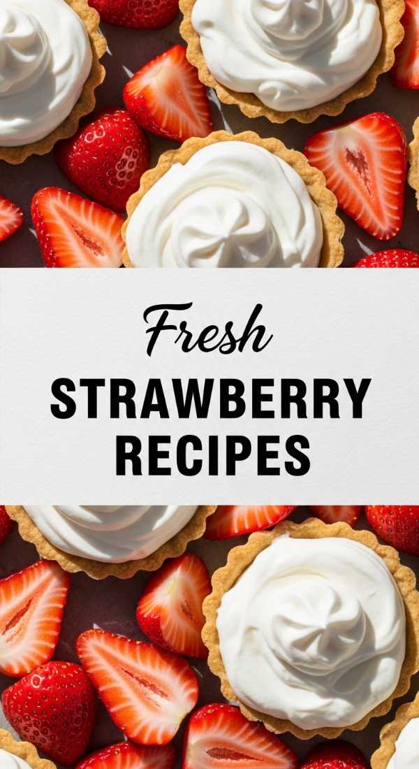 Fresh Strawberry Dessert Recipes