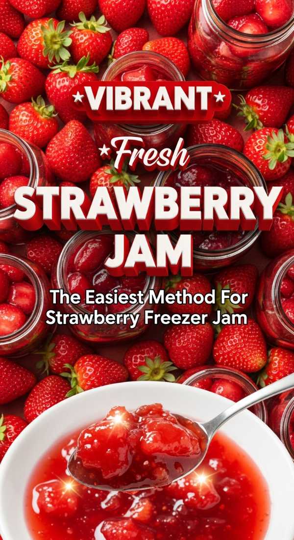 Fresh Strawberry Freezer Jam Tutorial