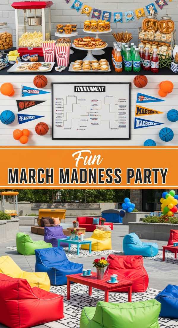 Fun March Madness Party Setup