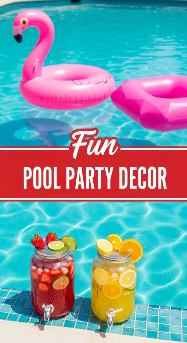 Fun Pool Party Decorations