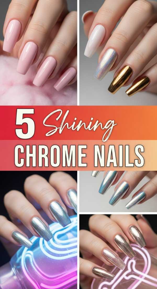 Future Shine: 5 Iridescent Chrome Nail Trends!