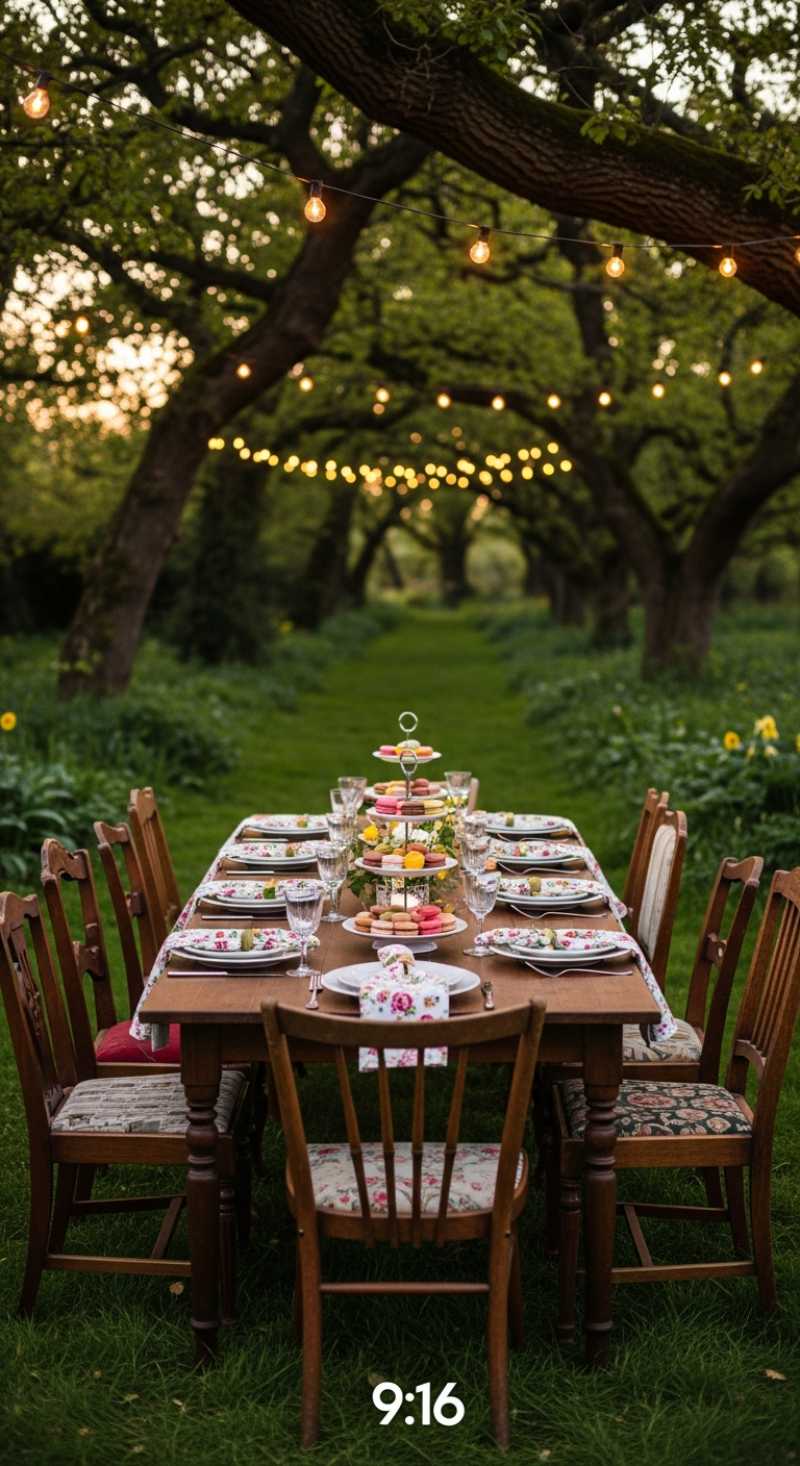 Garden Party Birthday Aesthetic