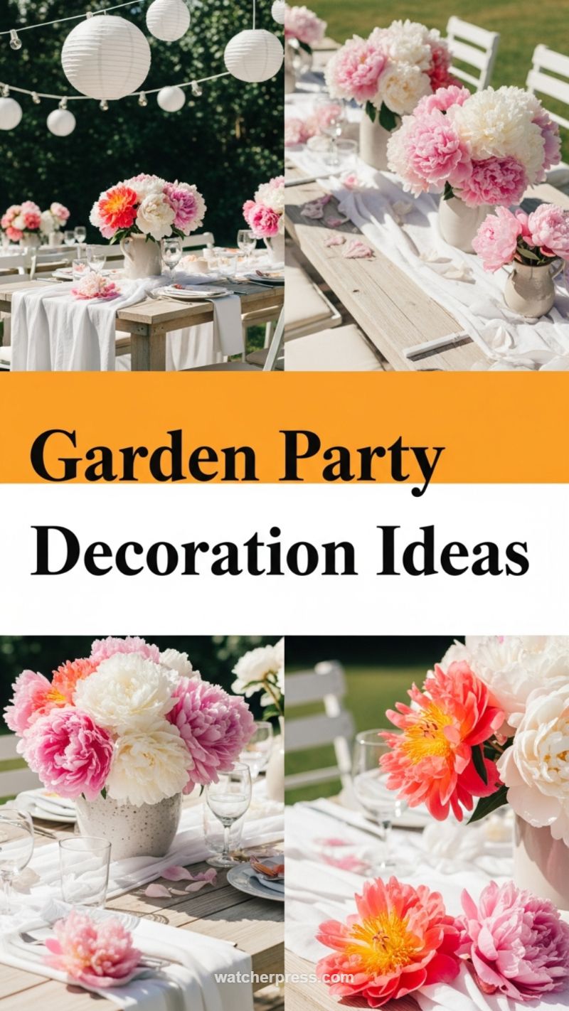 Garden Party Decoration Ideas