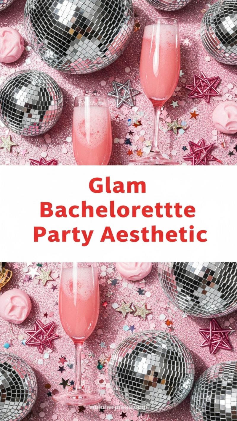 Glam Bachelorette Disco AI