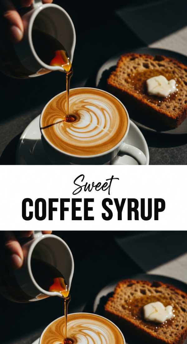 Golden Banana Bread Syrup for Homemade Coffee