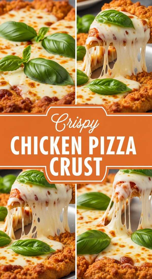 Guilt-Free Chicken Crust Pizza Recipe