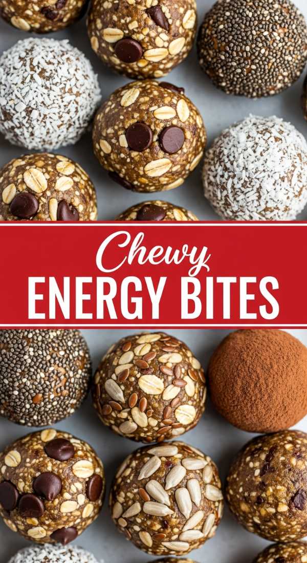 Healthy Energy Bites Recipes for On-the-Go